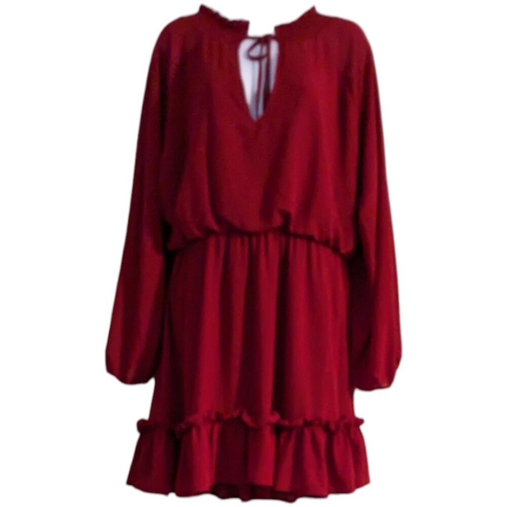 Wells Chiffon Long Sleeve Dress